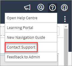 Contact support